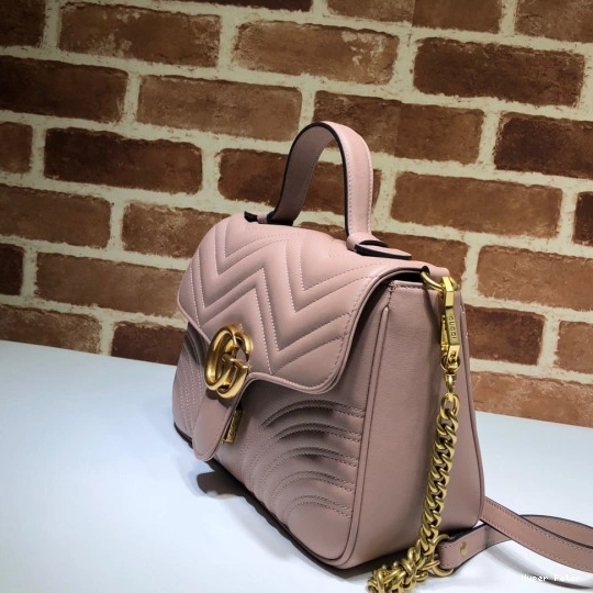 Hyperpeter Bag GG Handle Marmont Top Small GUCCI 0726